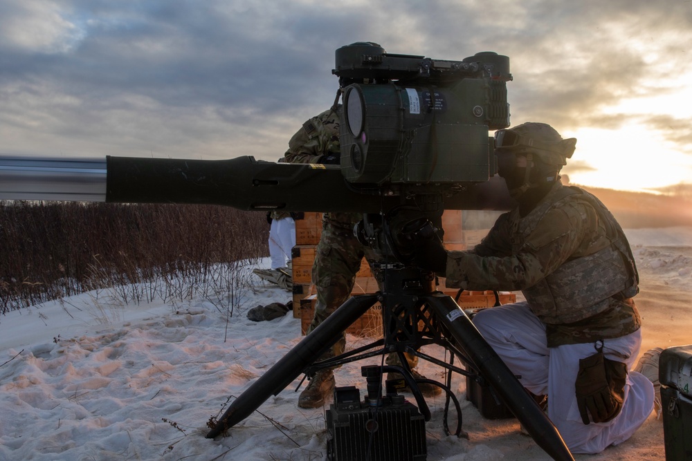 Arctic Wolves Fire TOW Missiles During Training