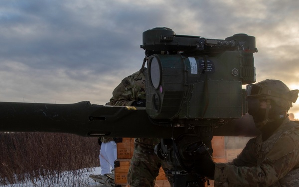 Arctic Wolves Fire TOW Missiles During Training