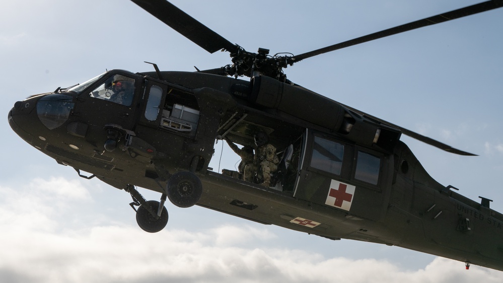 MacDill utilizes Black Hawk helicopters in joint medical training