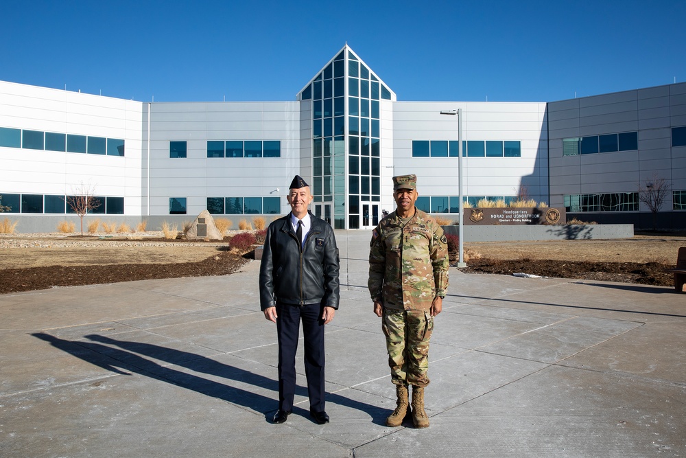 French Air and Space Force Gen. Philippe Lavigne visits NORAD and USNORTHCOM