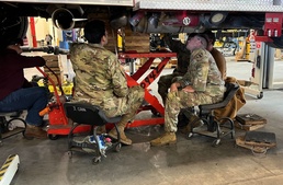 Depot introduces fire truck training for Soldiers