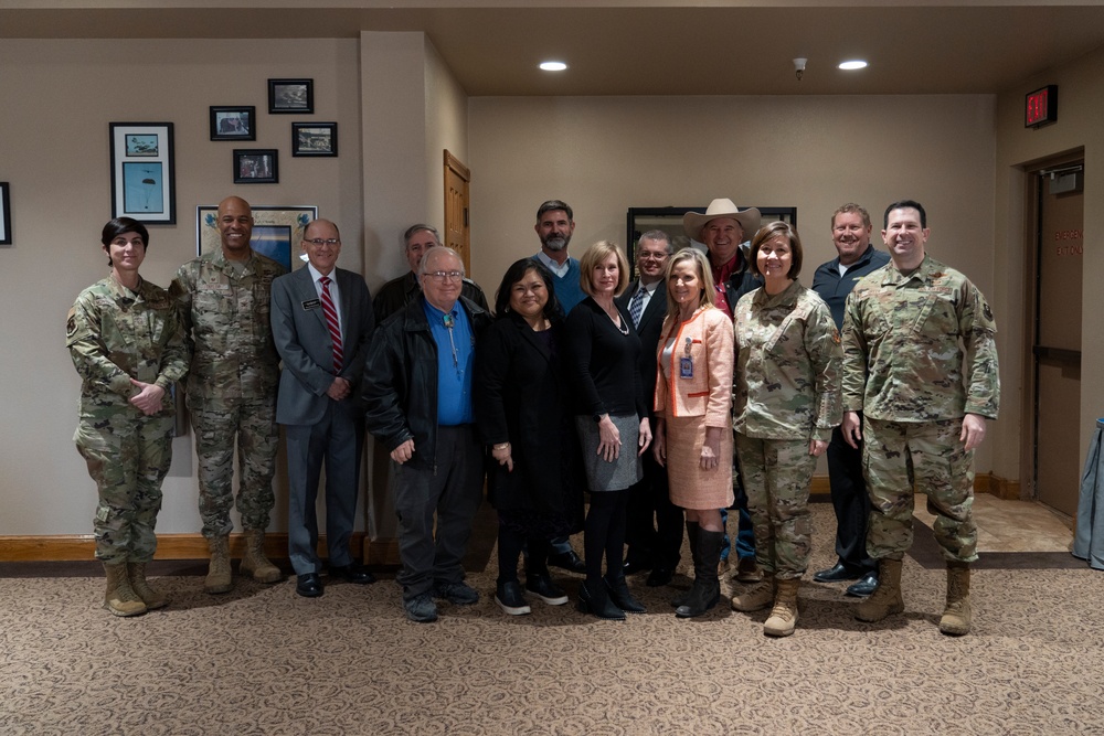 CMSAF Visits Cannon AFB