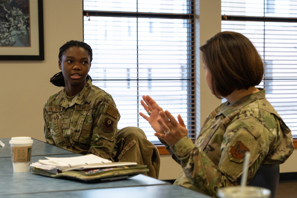 CMSAF Visits Cannon AFB