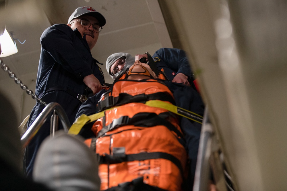 DVIDS Images Washington Simulates Underway Stretcher Bearer