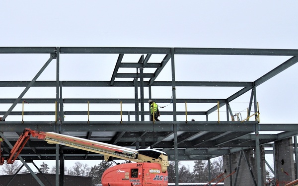 Photo Essay: January 2023 construction operations of $11.96 million transient training brigade headquarters at Fort McCoy, Part X