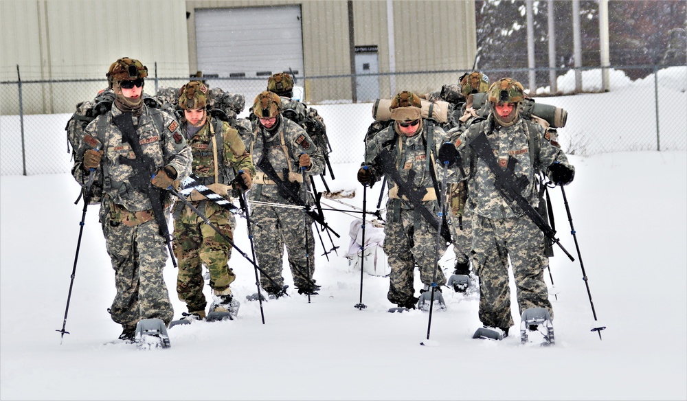 Airmen train in cold-weather operations, tactics, skills at Fort McCoy