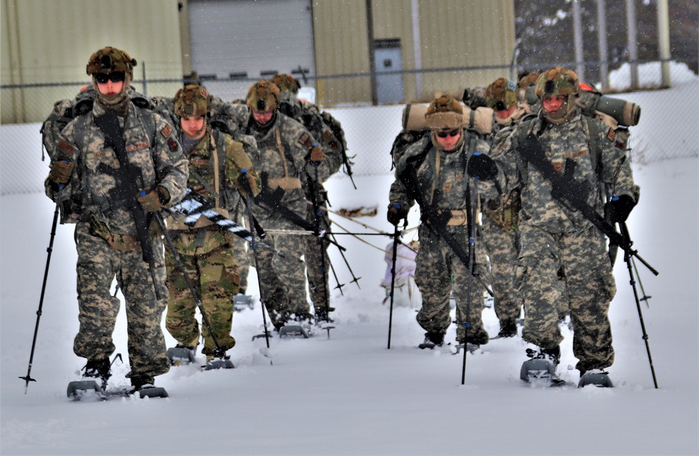 Airmen train in cold-weather operations, tactics, skills at Fort McCoy