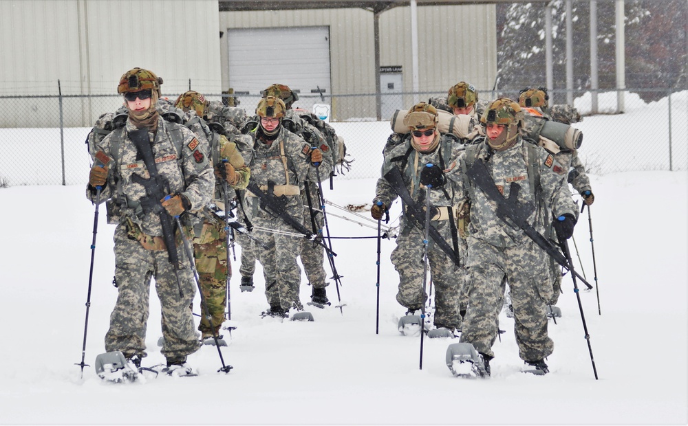 Airmen train in cold-weather operations, tactics, skills at Fort McCoy