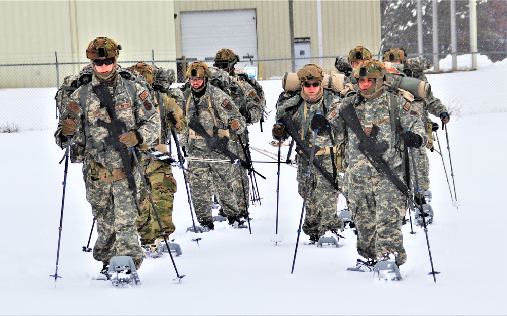 Airmen train in cold-weather operations, tactics, skills at Fort McCoy