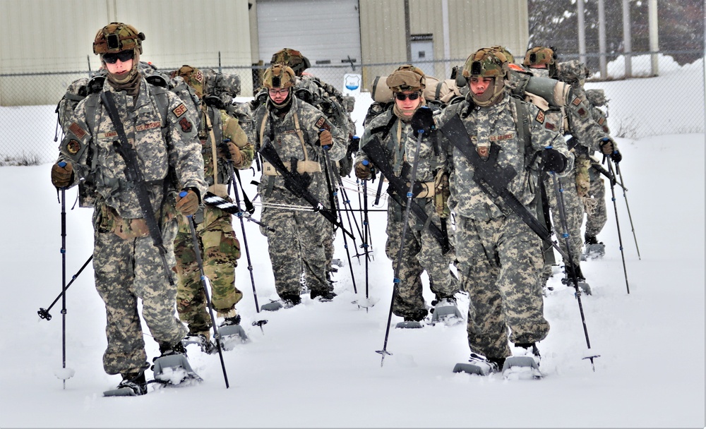 Airmen train in cold-weather operations, tactics, skills at Fort McCoy