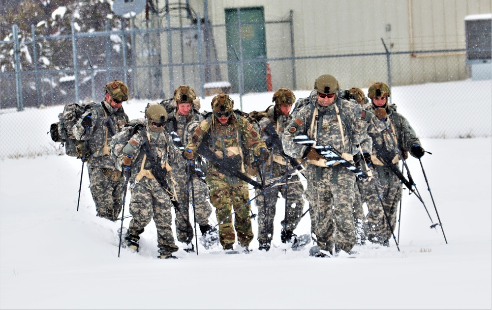 Airmen train in cold-weather operations, tactics, skills at Fort McCoy