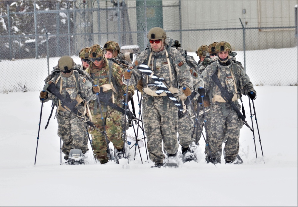 Airmen train in cold-weather operations, tactics, skills at Fort McCoy