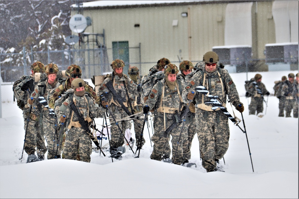 Airmen train in cold-weather operations, tactics, skills at Fort McCoy