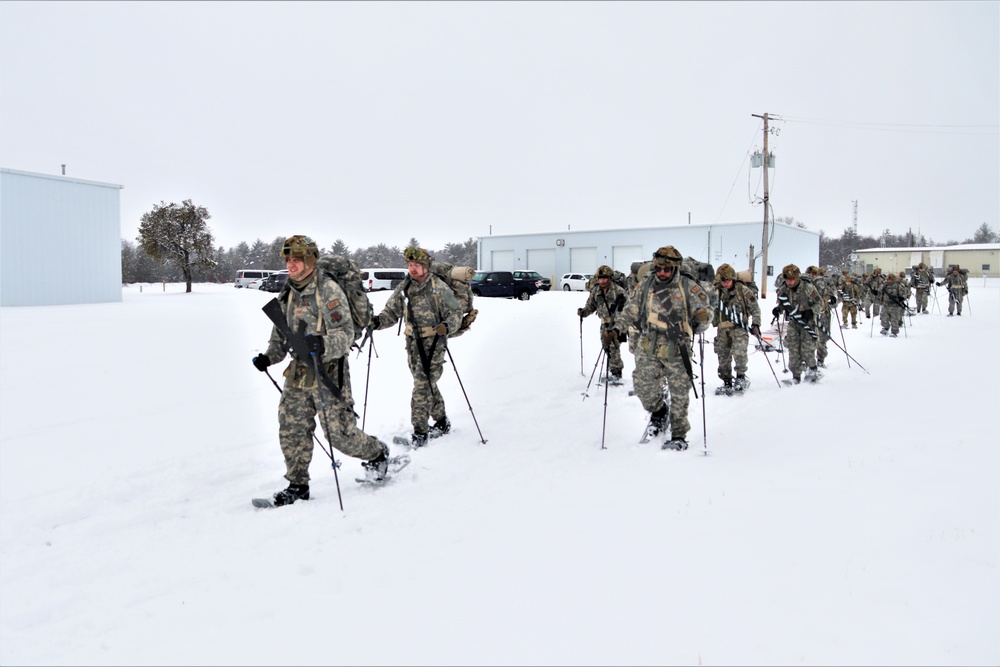 Airmen train in cold-weather operations, tactics, skills at Fort McCoy