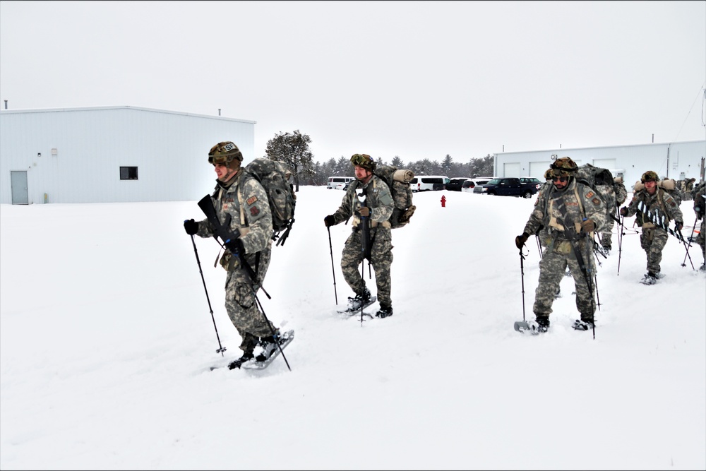 Airmen train in cold-weather operations, tactics, skills at Fort McCoy