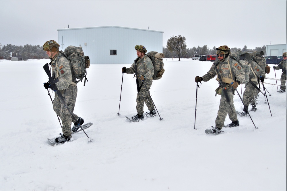 Airmen train in cold-weather operations, tactics, skills at Fort McCoy