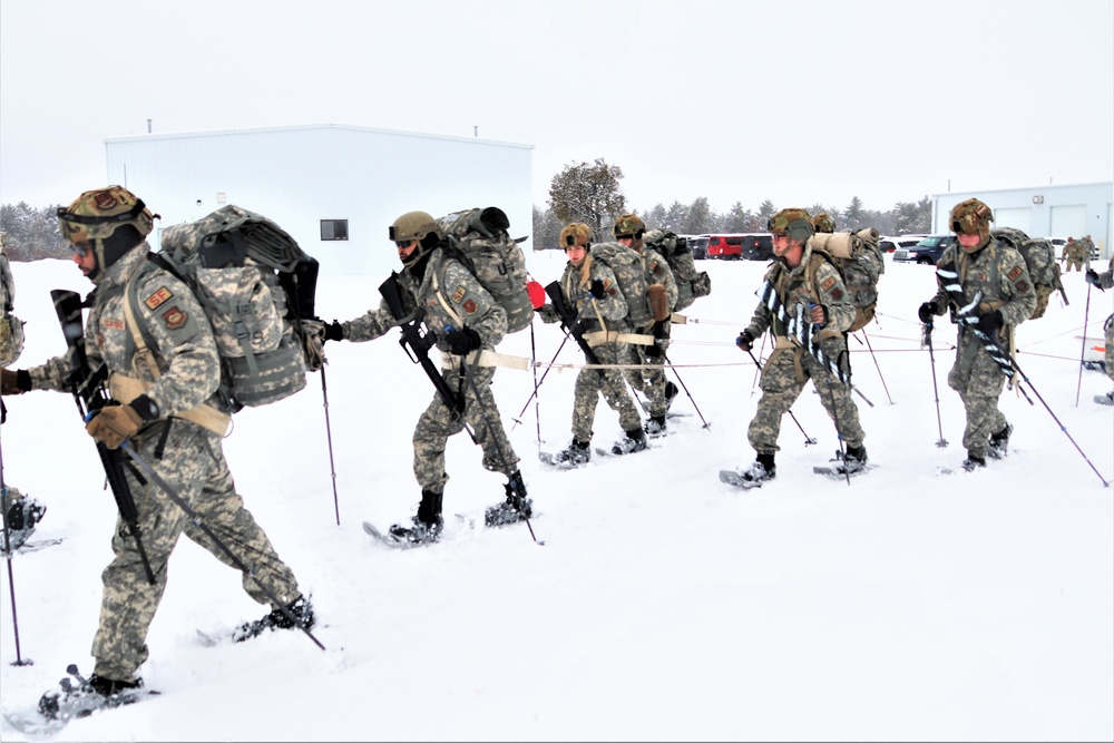 Airmen train in cold-weather operations, tactics, skills at Fort McCoy