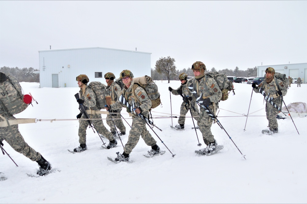 Airmen train in cold-weather operations, tactics, skills at Fort McCoy