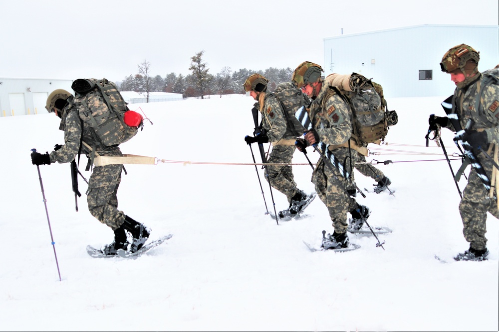 Airmen train in cold-weather operations, tactics, skills at Fort McCoy