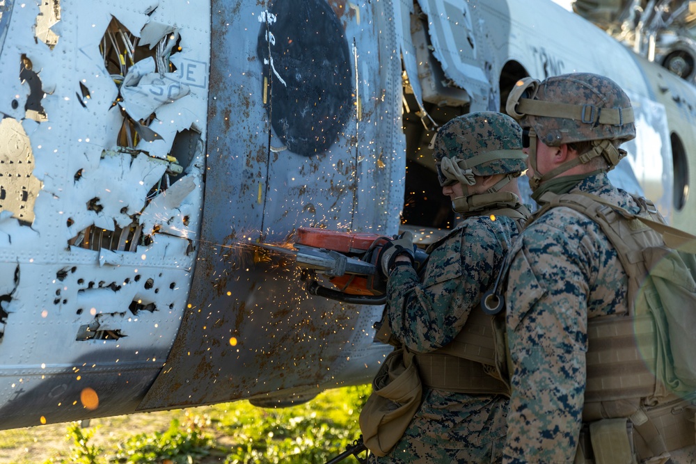 2nd Battalion, 1st Marines participate in EOTG TRAP course