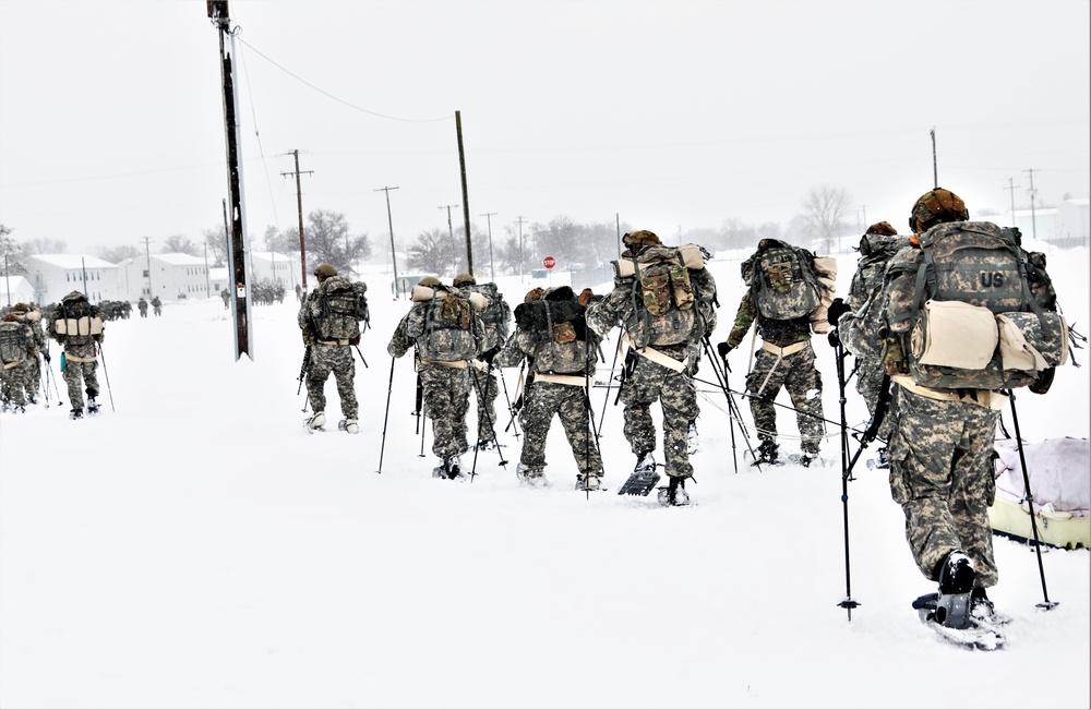 Airmen train in cold-weather operations, tactics, skills at Fort McCoy