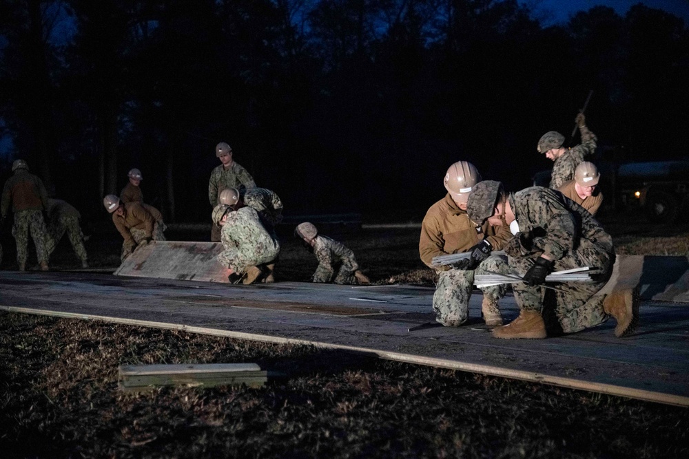 NMCB 133 Conducts a Field Training Exercise