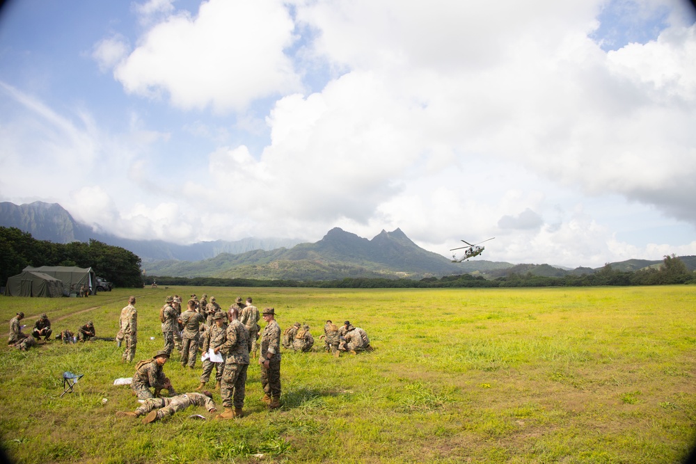 Marine Air Control Squadron 4, Navy, and Air Force conduct joint expeditionary air traffic control operations