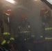 USS Ronald Reagan (CVN 76) Sailors practice firefighting drill.