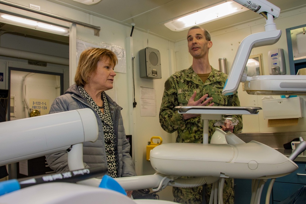 USS Ronald Reagan (CVN 76) Sailors host tour of Acting Assistant Secretary of Defense for Health Affairs