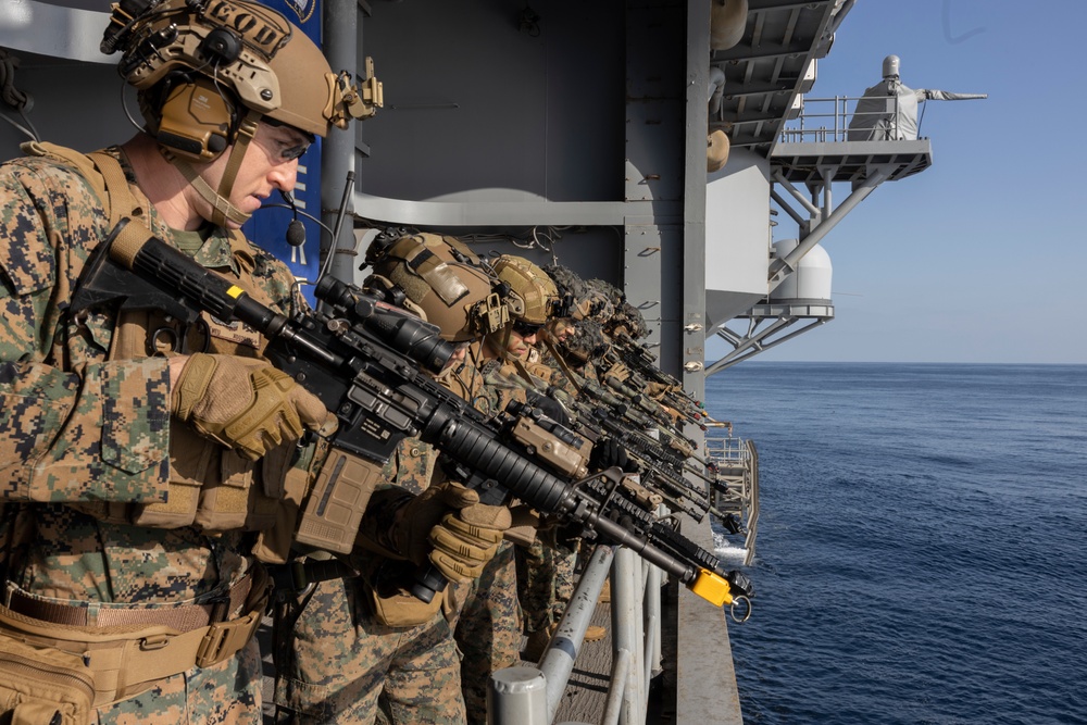 Marines of BLT 1/4 Conduct a Helo Raid Exercise