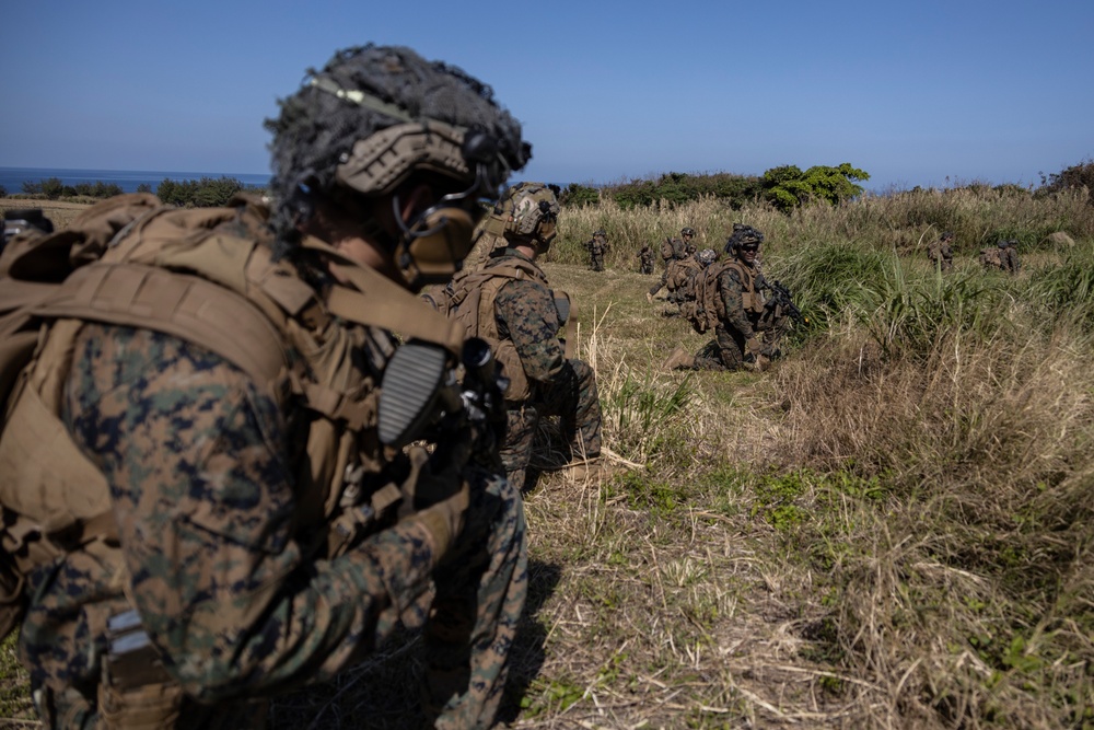 Marines of BLT 1/4 Conduct a Helo Raid Exercise