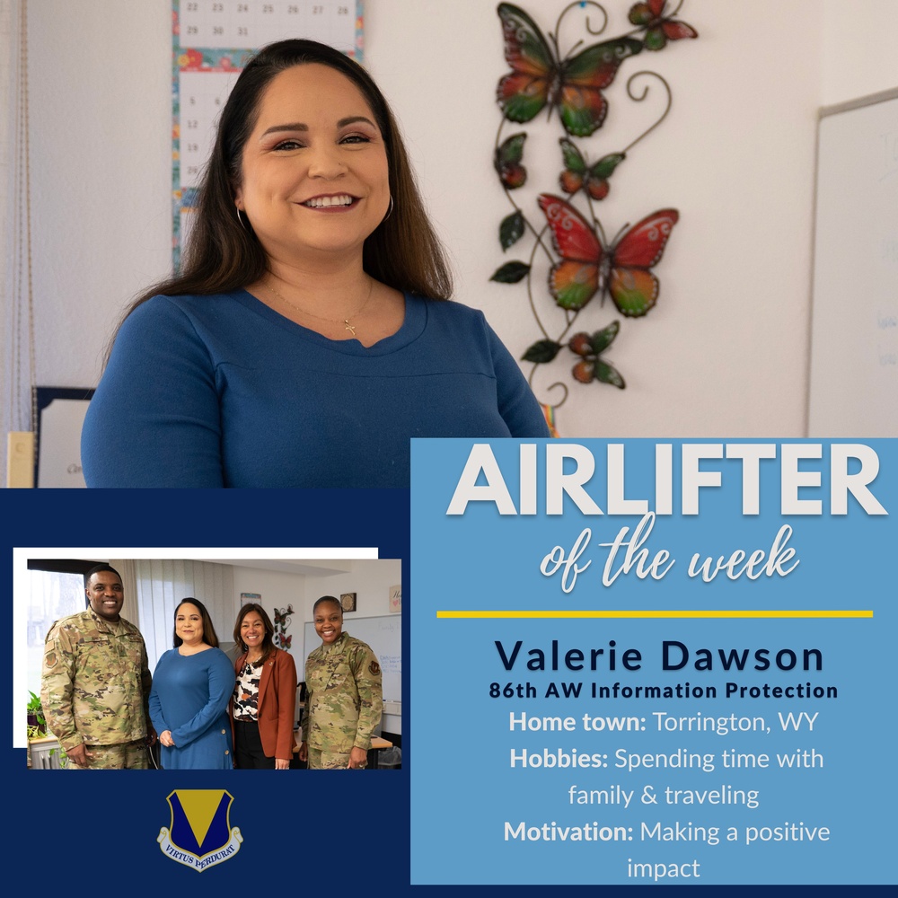 Airlifter of the Week: Valerie Dawson