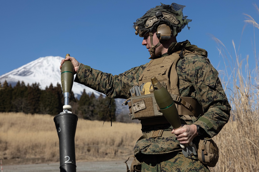 Fuji Viper 23.2: V34 Marines conduct a Mortar Range