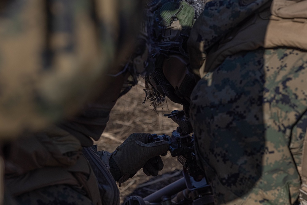 Fuji Viper 23.2: V34 Marines conduct a Mortar Range