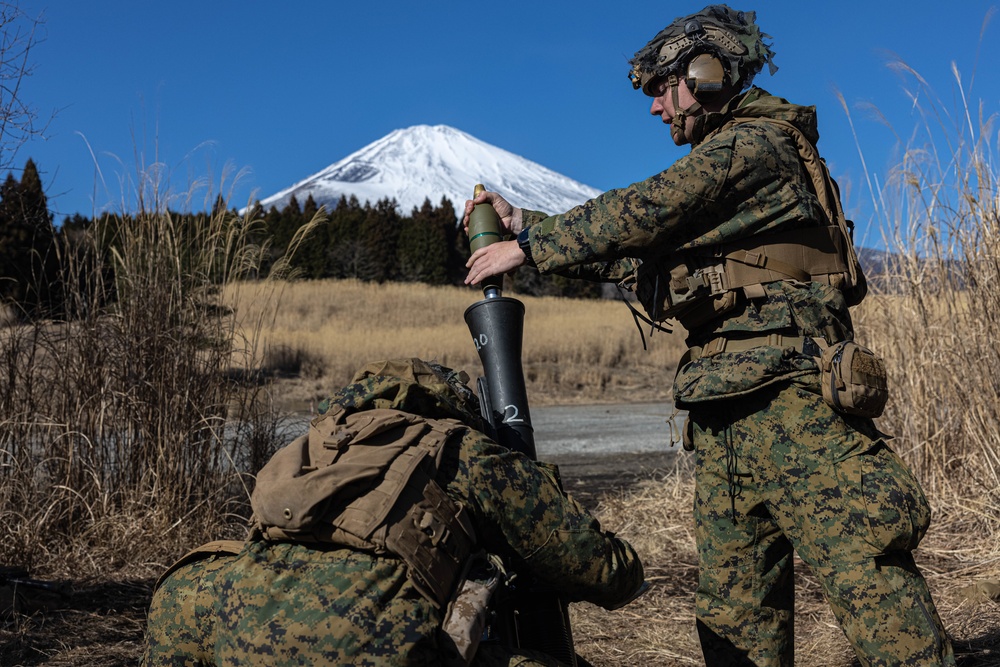 Fuji Viper 23.2: V34 Marines conduct a Mortar Range
