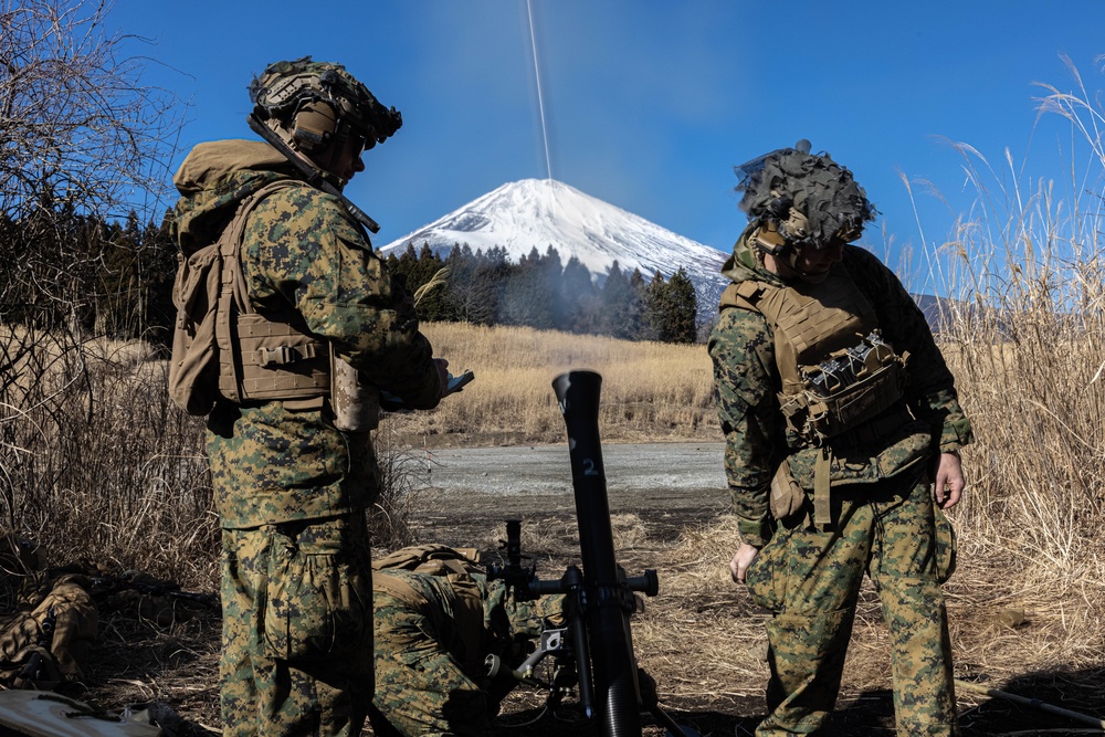 Fuji Viper 23.2: V34 Marines conduct a Mortar Range