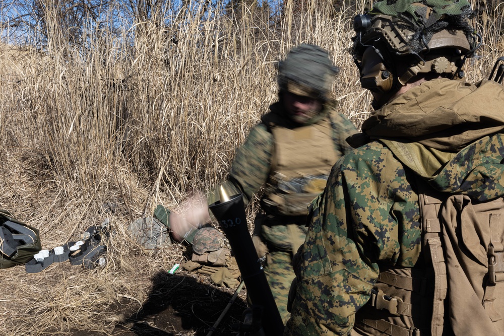 Fuji Viper 23.2: V34 Marines conduct a Mortar Range