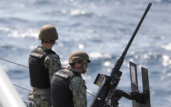 Truxtun Tranits the Bab Al-Mandeb