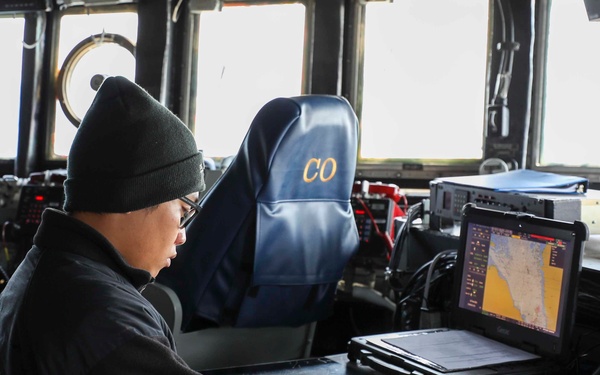 Truxtun Tranits the Bab Al-Mandeb