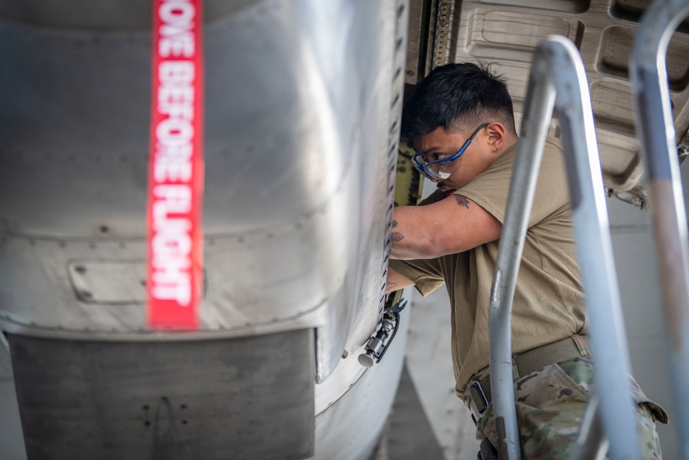 386 EAMXS supports C-130 mission 24/7