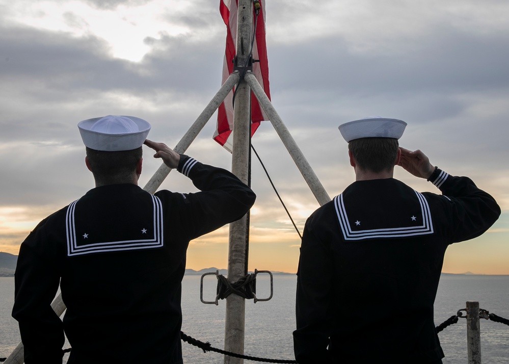 USS George H.W. Bush (CVN 77) Arrives in Piraeus, Greece