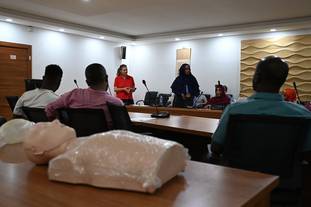 Civil Affairs-Africa functional specialty team conducts knowledge exchange with Djiboutian Nurses