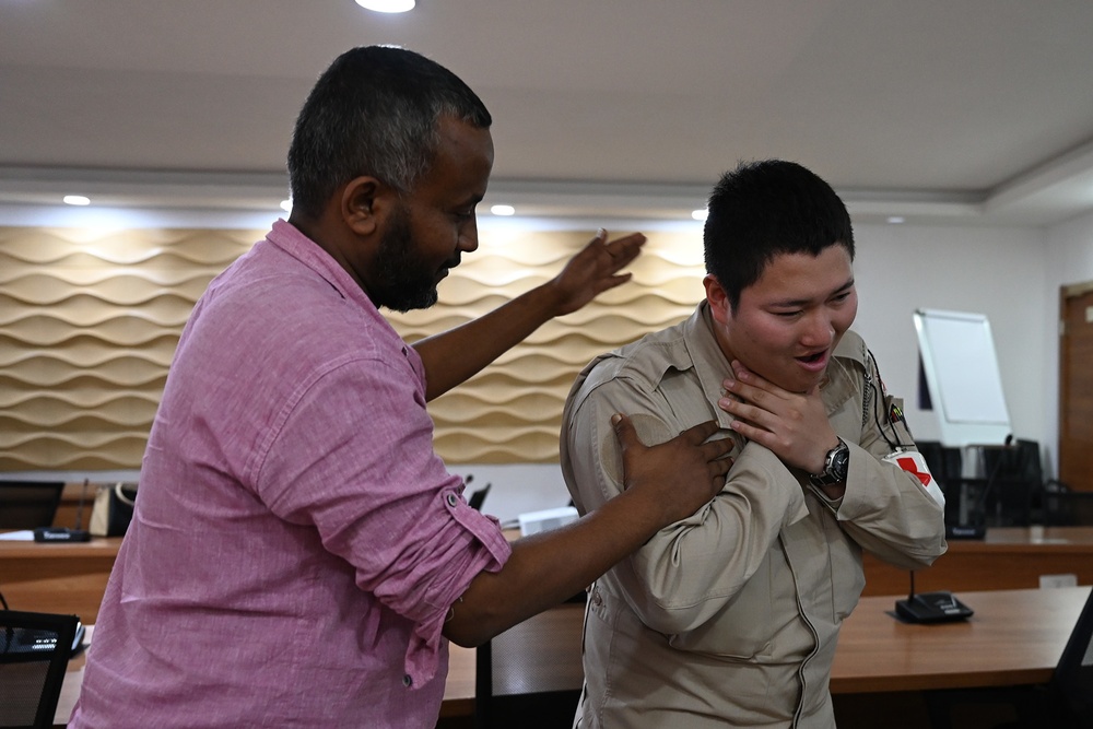 Civil Affairs-Africa functional specialty team conducts knowledge exchange with Djiboutian Nurses