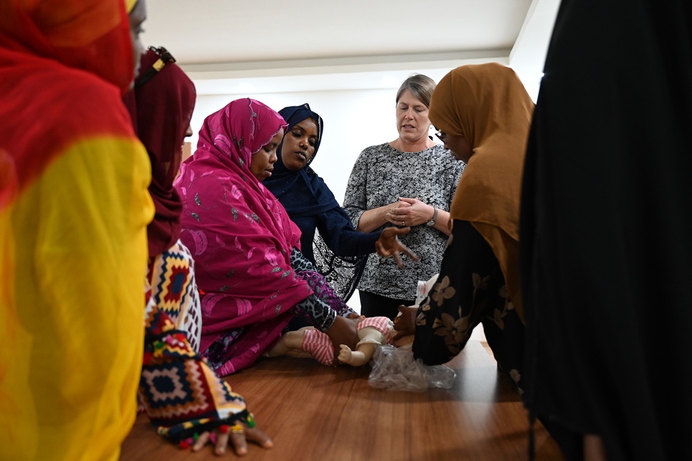 Civil Affairs-Africa functional specialty team conducts knowledge exchange with Djiboutian Nurses