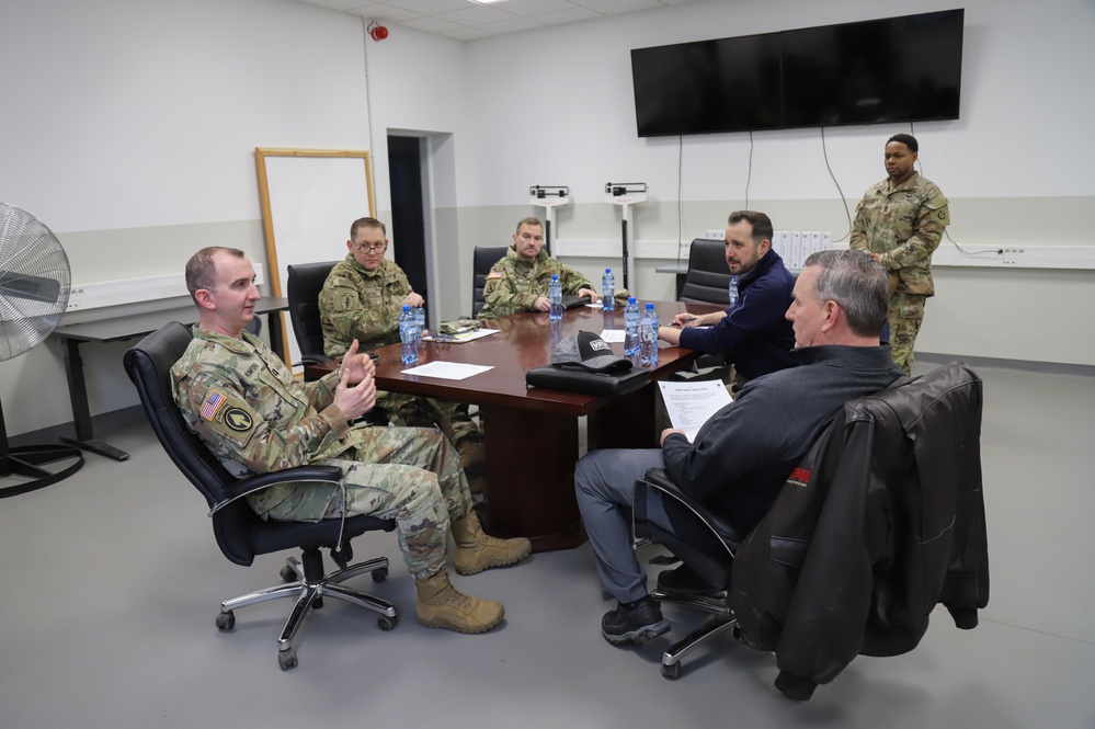 Veterans of Foreign Wars (VFW) National Commander Visits V Corps at Camp Kościuszko