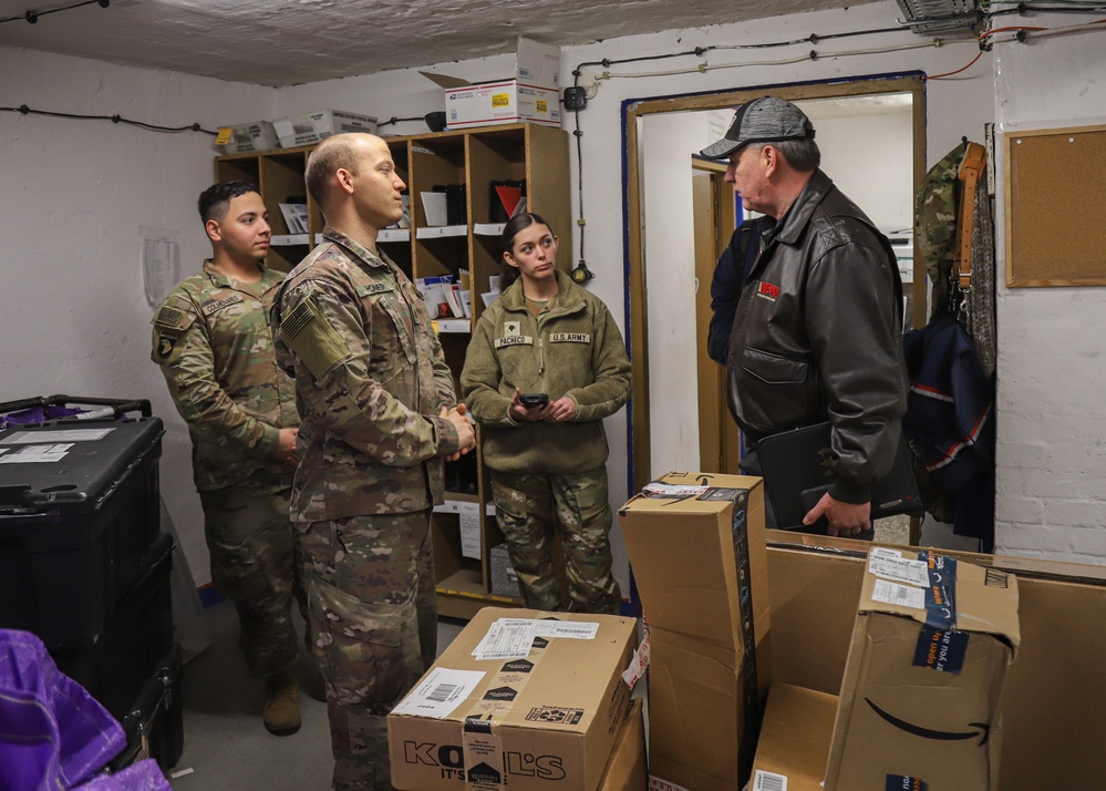 Veterans of Foreign Wars (VFW) National Commander Visits V Corps at Camp Kościuszko