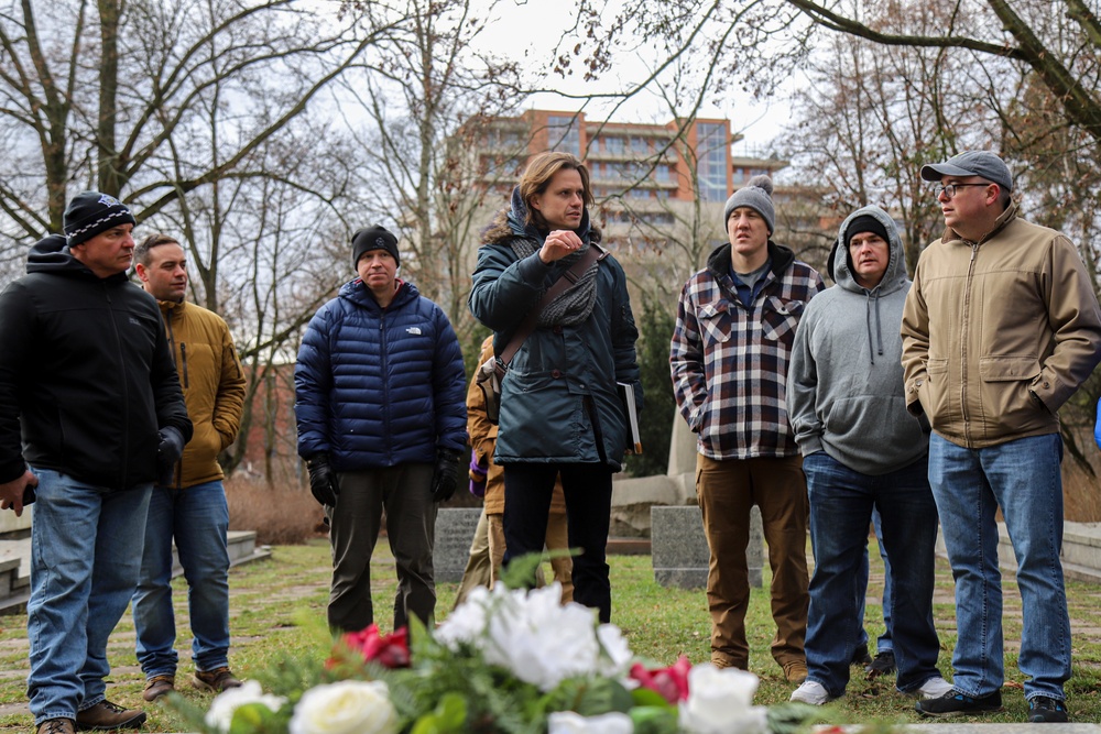V Corps Forward Soldiers visit site of World War II Battle of Poznan