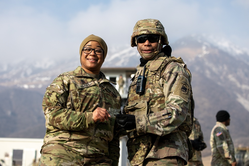 DVIDS - Images - Sgt. 1st Class Kylon R. Collins Earns Coin during