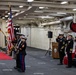 Vice Adm. Kitchener speaks at USS Arlington Sailor's retirement