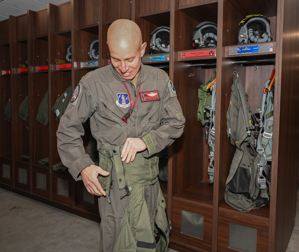 Colonel Mathew Calhoun FINI Flight